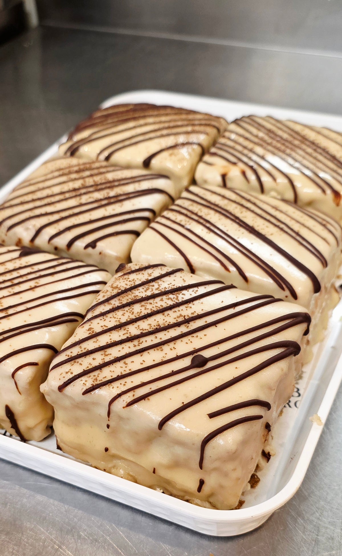 Coffee Fondant Fancy